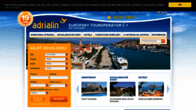 What Adrialin.sk website looked like in 2023 (This year)