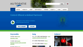 What Autopatie.cz website looked like in 2023 (1 year ago)