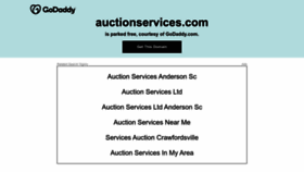 What Auctionservices.com website looked like in 2023 (This year)