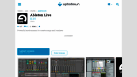 What Ableton-live.en.uptodown.com website looked like in 2023 (1 year ago)