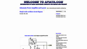 What Afiata.com website looked like in 2023 (This year)