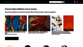 What Art.co.za website looked like in 2023 (This year)