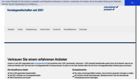 What Assetfinance.de website looked like in 2023 (2 years ago)