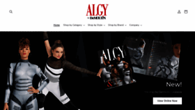 What Algy.com website looked like in 2023 (This year)
