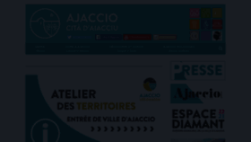 What Ajaccio.fr website looked like in 2023 (This year)
