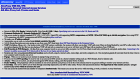 What Aliveproxy.com website looked like in 2023 (This year)