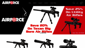 What Airforceairguns.com website looked like in 2023 (This year)