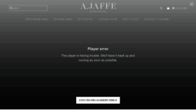 What Ajaffe.com website looked like in 2023 (This year)