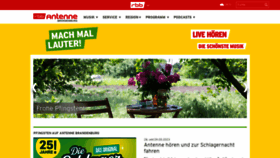 What Antennebrandenburg.de website looked like in 2023 (This year)