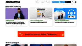 What Aziendabanca.it website looked like in 2023 (This year)