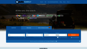 What Autotempest.com website looked like in 2023 (This year)