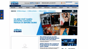 What Agenciaoglobo.com.br website looked like in 2023 (This year)