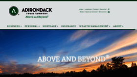 What Adirondacktrust.com website looked like in 2023 (This year)