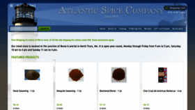 What Atlanticspice.com website looked like in 2023 (This year)