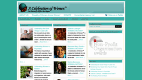 What Acelebrationofwomen.org website looked like in 2023 (2 years ago)