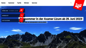 What Axamer-lizum.at website looked like in 2023 (This year)
