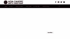 What Aguacaliente.org website looked like in 2023 (This year)