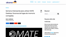 What Alcancelibre.org website looked like in 2023 (This year)