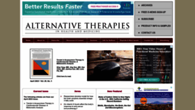 What Alternative-therapies.com website looked like in 2023 (This year)