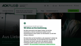 What Aokplus-online.de website looked like in 2023 (This year)