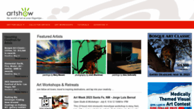 What Artshow.com website looked like in 2023 (This year)