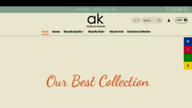 What Akrutisarees.com website looked like in 2023 (This year)