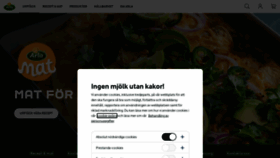 What Arla.se website looked like in 2023 (This year)