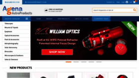What Agenaastro.com website looked like in 2023 (2 years ago)