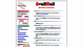 What Avamail.com website looked like in 2023 (This year)