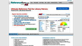 What Atozdatabases.com website looked like in 2023 (This year)