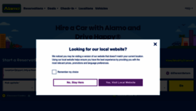 What Alamo.co.uk website looked like in 2023 (This year)