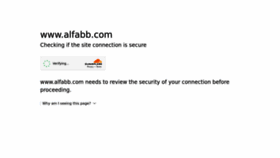 What Alfabb.com website looked like in 2023 (This year)