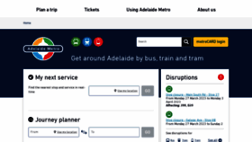What Adelaidemetro.com.au website looked like in 2023 (This year)