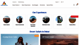 What Arabian-adventures.com website looked like in 2023 (This year)