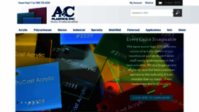 What Acplasticsinc.com website looked like in 2023 (This year)