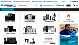 What Appliancesonline.com.au website looked like in 2023 (This year)