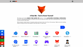What Arealme.com website looked like in 2023 (2 years ago)
