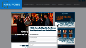 What Azgovernor.gov website looked like in 2023 (2 years ago)