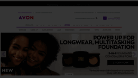 What Avon.co.za website looked like in 2023 (2 years ago)