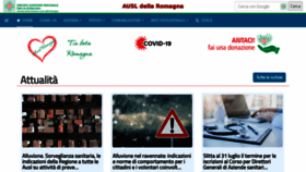 What Auslromagna.it website looked like in 2023 (This year)