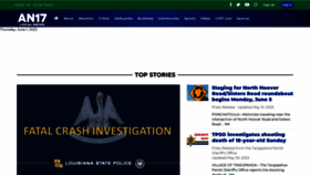 What Actionnews17.com website looked like in 2023 (This year)