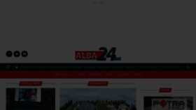 What Alba24.ro website looked like in 2023 (This year)