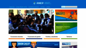 What Anep.edu.uy website looked like in 2023 (This year)