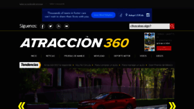 What Atraccion360.com website looked like in 2023 (This year)