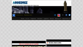 What Argedrez.com.ar website looked like in 2023 (This year)