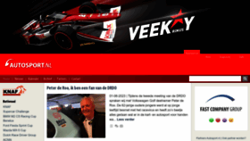 What Autosport.nl website looked like in 2023 (2 years ago)