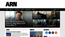 What Arnnet.com.au website looked like in 2023 (This year)