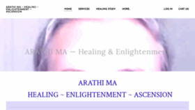 What Arathima.com website looked like in 2023 (This year)