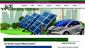 What Aevt.org website looked like in 2023 (This year)