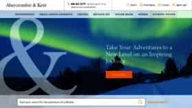 What Abercrombiekent.com website looked like in 2023 (This year)